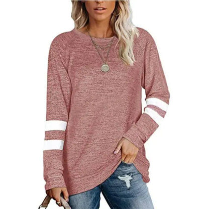2023 Women's Casual Loose Round Neck Long Sleeve T-Shirt