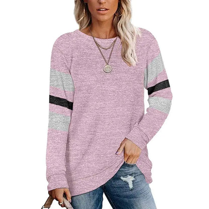 2023 Women's Casual Loose Round Neck Long Sleeve T-Shirt
