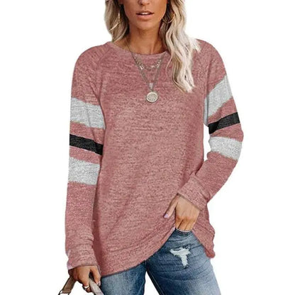 2023 Women's Casual Loose Round Neck Long Sleeve T-Shirt