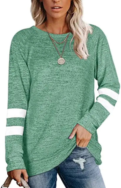 2023 Women's Casual Loose Round Neck Long Sleeve T-Shirt